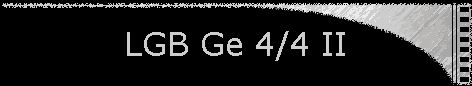 LGB Ge 4/4 II